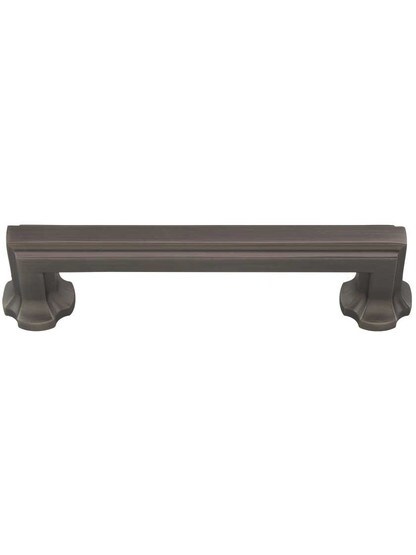 Empire Cabinet Pull - 4 inch Center-to-Center in Antique Nickel.